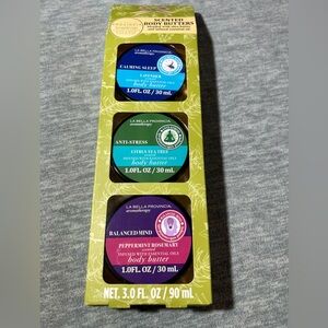 La Bella Provincia Aromatherapy Scented Body Butters Set Essential Oils 1 oz New